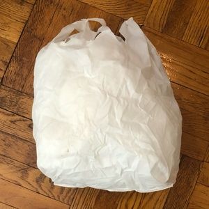 10 Light Pink Recyclable Shopping Bags